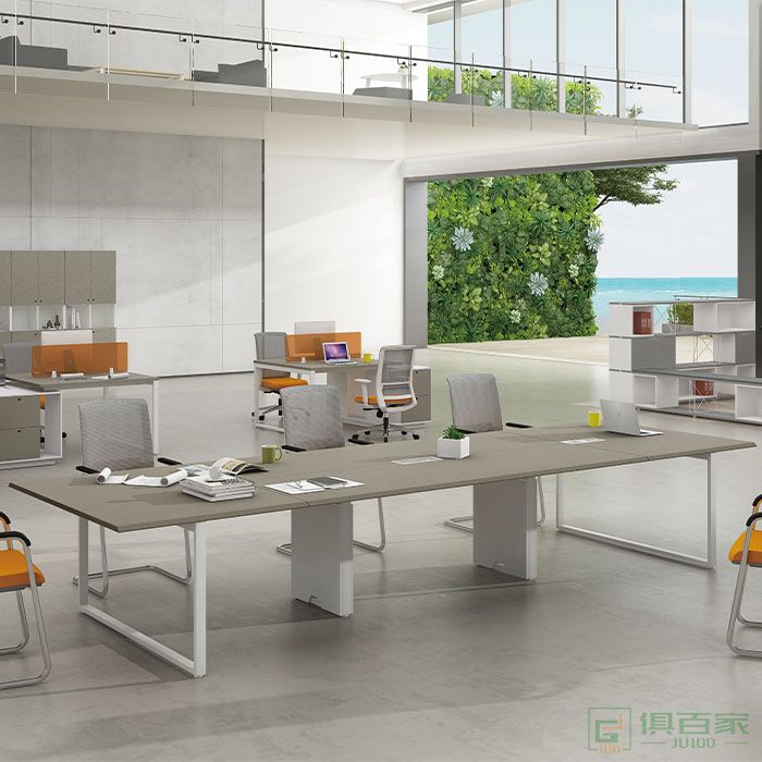 兆生家具N3系列办公桌板式长方形大型会议桌